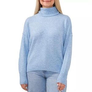 NWT Vince Camuto Ladies Turtleneck Sweater in Blue Size Woman's XXL